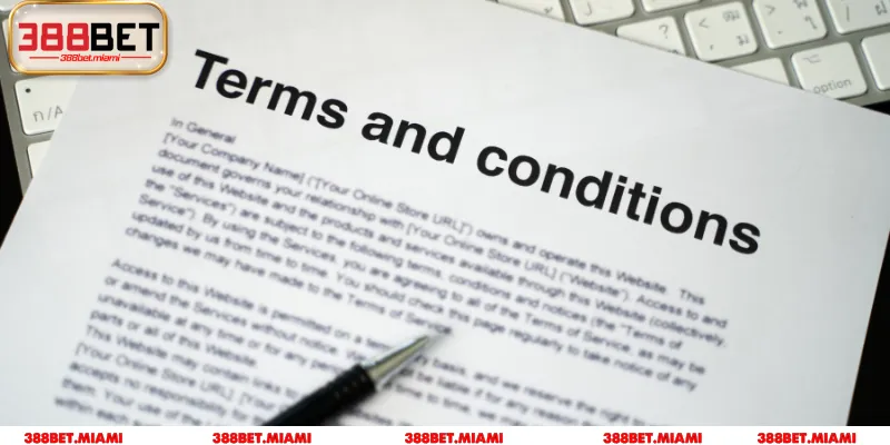 Đọc kỹ và đồng ý với điều kiện điều khoản sử dụng dịch vụ nhà cái