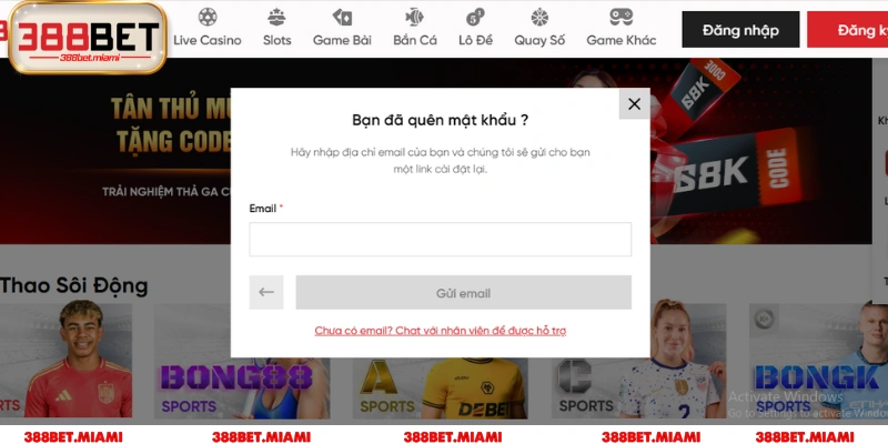 Vì sao người chơi thường xuyên quên mật khẩu 388BET?